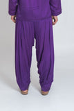 Purple Drapped Dhoti