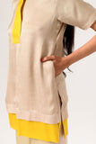 Ecru Yellow Blouse