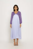 Purple-Lilac Maxi Dress