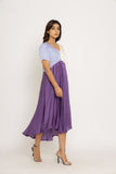 Purple-Lilac Midi Dress