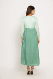 Teal-Tea Green Maxi Dress